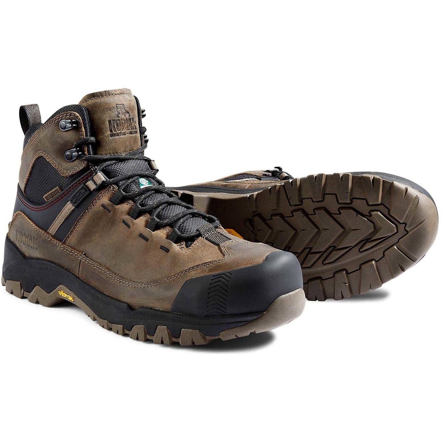 Kodiak Men's Quest Bound Comp Toe WP Hiker Work Boot -Fossil- 4TELFS  - Overlook Boots