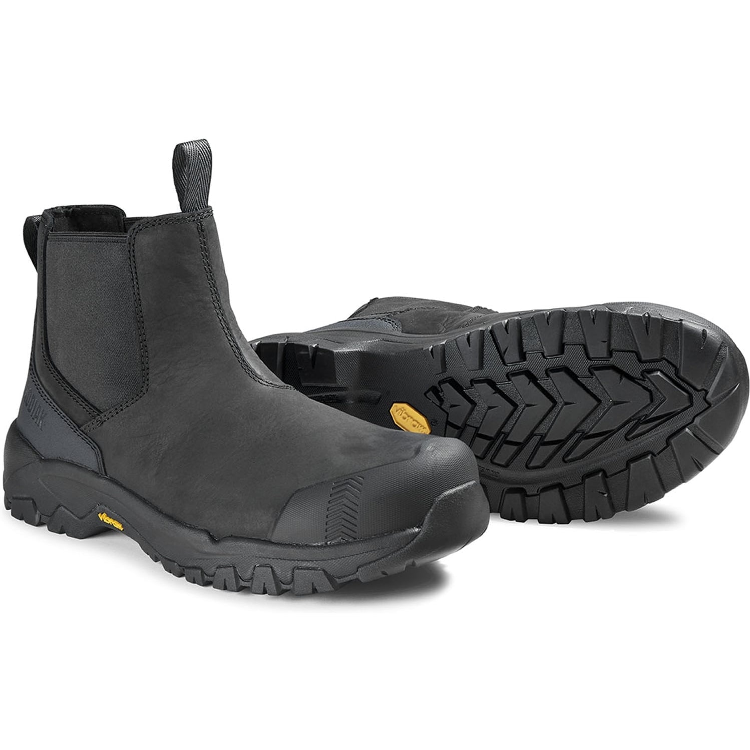 Black chelsea safety boots deals