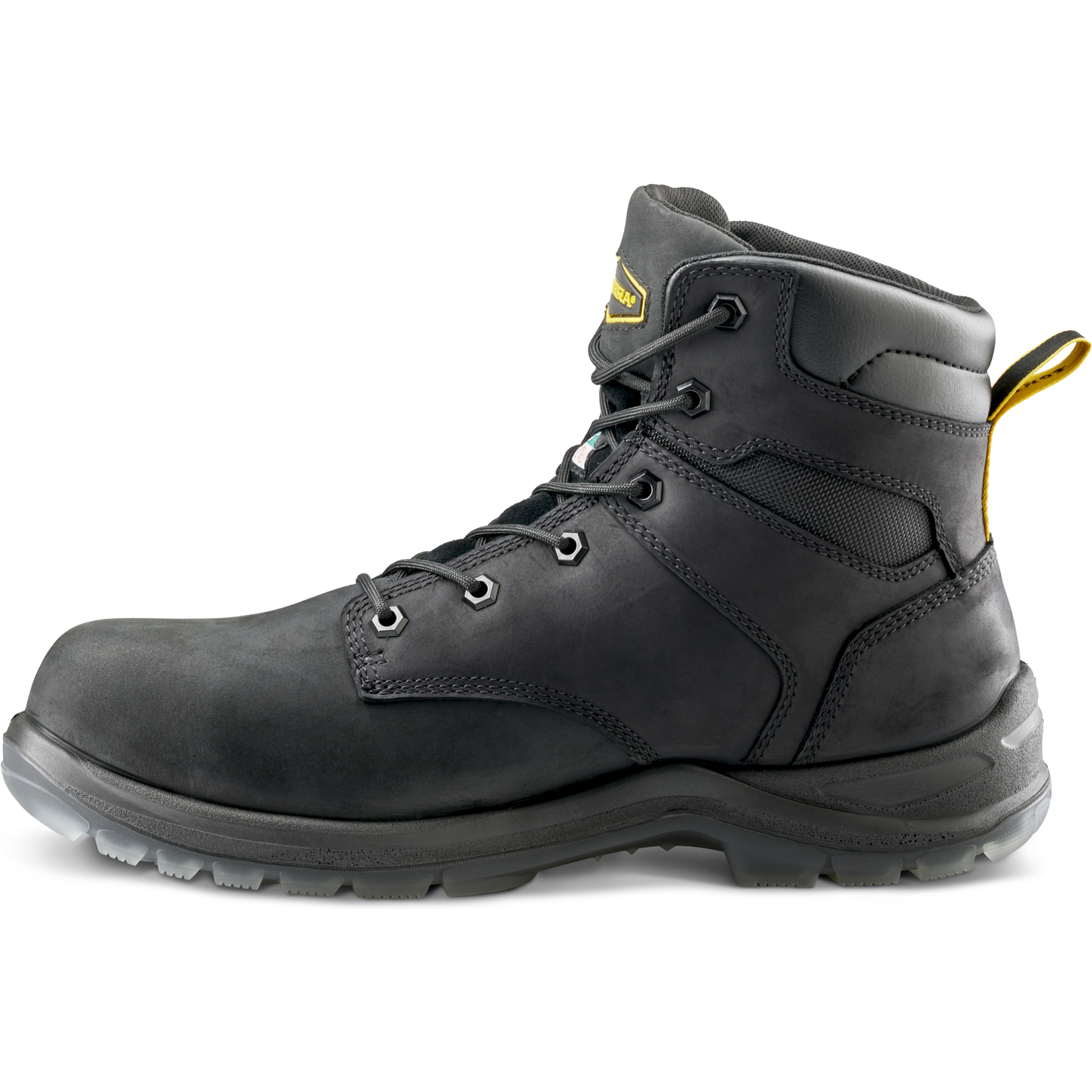 Terra Men's Byrne 6" Comp Toe WP Safety Work Boot- Black- 839BBK - Overlook Boots