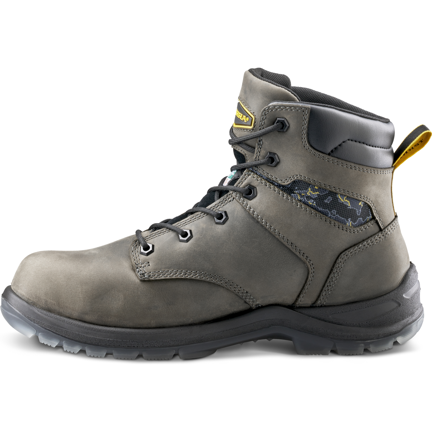 Terra Men's Byrne 6" Comp Toe WP Safety Work Boot- Gray- 839BGY - Overlook Boots