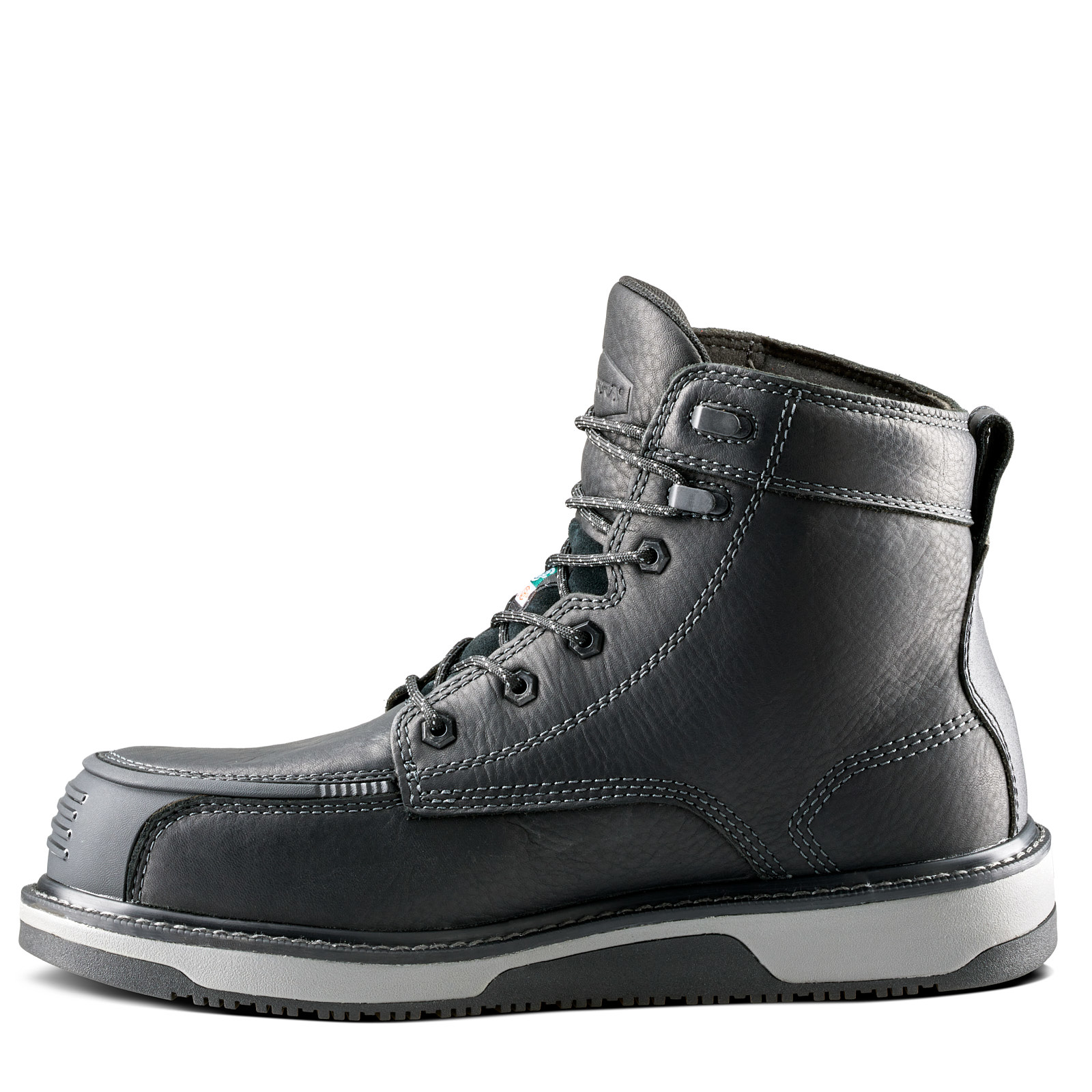 Terra Men's Ironstone 6" Comp Toe WP Safety Work Boot- Black- 839GBK - Overlook Boots