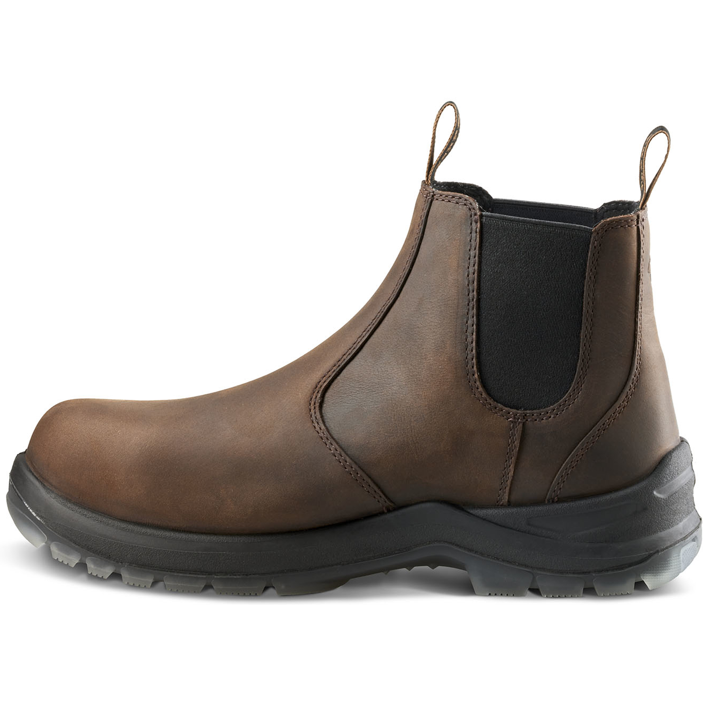 Terra Men's Murphy 6" Comp Toe WP Pull On Safety Work Boot- Brown- R4NRDB - Overlook Boots