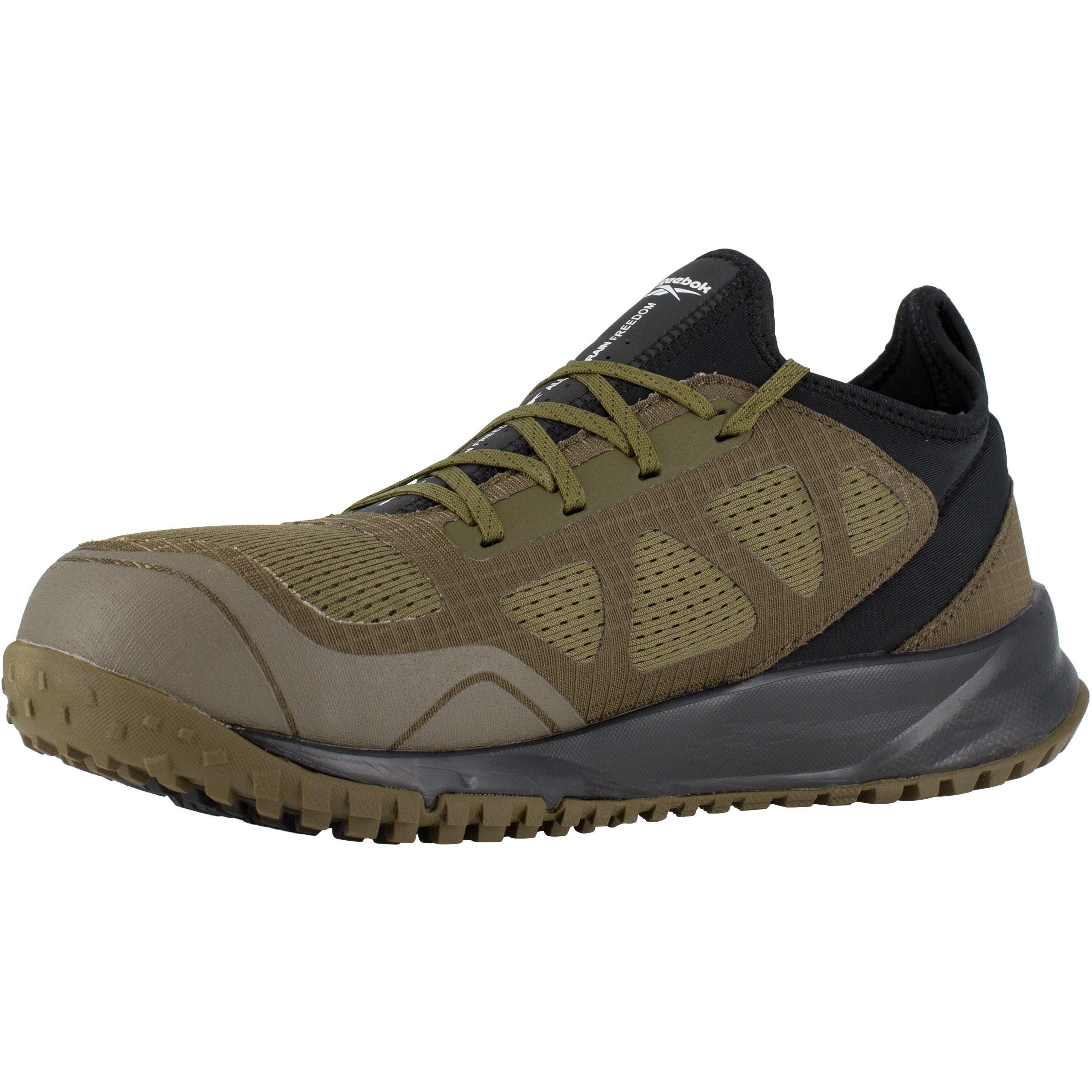 Reebok Men's Trail Running Oxford Steel Toe Terrain Work Shoe- Sage- RB4092 - Overlook Boots