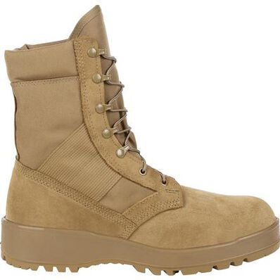 Rocky Men's Entry Level Hot Weather 8" Soft Toe USA Made Military Boot- RKC057  - Overlook Boots