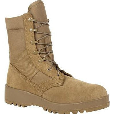 Rocky Men's Entry Level Hot Weather 8" Soft Toe USA Made Military Boot- RKC057  - Overlook Boots