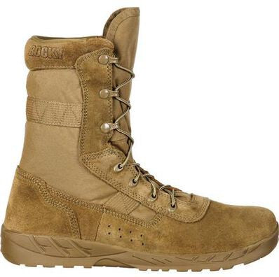 Rocky Men's C7 Lightweight Commercial 8" Soft Toe Military Boot- RKC065  - Overlook Boots