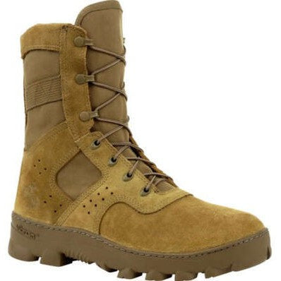 Rocky Men's USMC Tropical 8" Soft Toe PR USA Made Military Boot- RKC091  - Overlook Boots