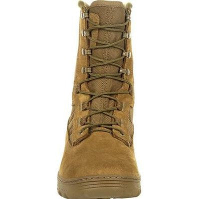 Rocky Men's Havoc Lightweight 8" Soft Toe Commercial Military Boot -Brown- RKC105  - Overlook Boots