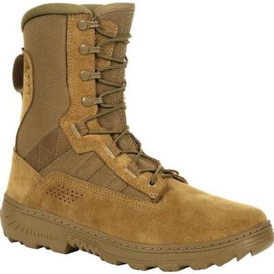 Rocky Men's Havoc Lightweight 8" Soft Toe Commercial Military Boot -Brown- RKC105  - Overlook Boots