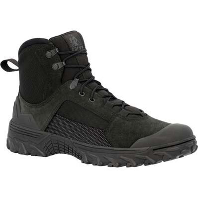 Rocky Men's Mountain Combat 6" Soft Toe Military Boot - Black - RKC162 8 / Medium / Black - Overlook Boots