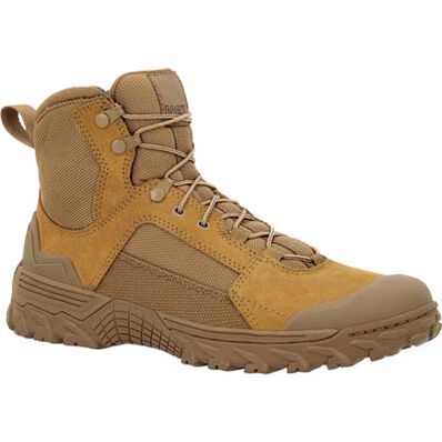 Rocky Men's Mountain Combat 6" Soft Toe Military Boot - Brown - RKC163 8 / Medium / Coyote Brown - Overlook Boots