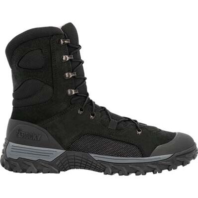 Rocky Men's Mountain Combat 8" Soft Toe Military Boot - Black - RKC165 - Overlook Boots