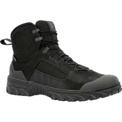 Rocky Men's Mountain Combat Soft Toe Waterproof Military Boot - Black - RKC179 8 / Medium / Black - Overlook Boots