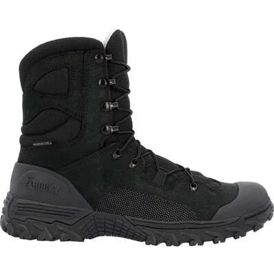 Rocky Men's Mountain Combat 8" Soft Toe WP Military Boot - Black - RKC181 - Overlook Boots