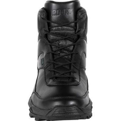 Rocky Men's Priority 5" Soft Toe Made in USA Duty Shoe- Black- RKD0043  - Overlook Boots