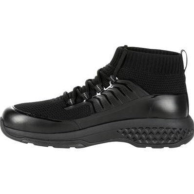 Rocky Men's Code Blue 5" Knit Slip Resist Public Service Boot -Black- RKD0053  - Overlook Boots