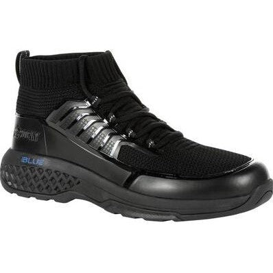 Rocky Men's Code Blue 5" Knit Slip Resist Public Service Boot -Black- RKD0053 8 / Medium / Black - Overlook Boots