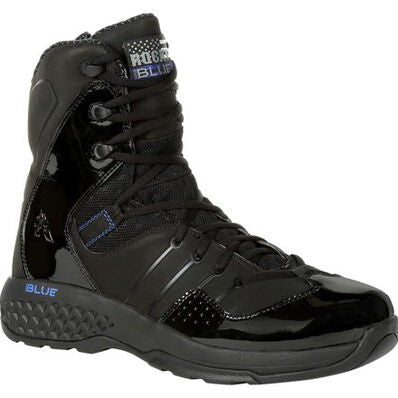 Rocky Men's Code Blue 8" Soft Toe Public Service Shoe -Black- RKD0084 8 / Medium / Black - Overlook Boots