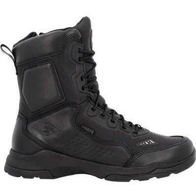 Rocky Men's Tac One 8" Soft Toe WP Public Service Boot -Black- RKD0111  - Overlook Boots