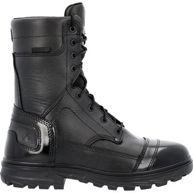 Rocky Men's Jump Pro 8" Soft Toe Waterproof Public Service Duty Boot - Black - RKD0120 - Overlook Boots