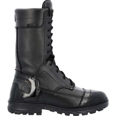 Rocky Men's Jump Pro 10" Soft Toe WP Public Service Duty Boot - Black - RKD0121 - Overlook Boots