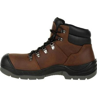 Rocky Women's Worksmart Comp Toe WP Work Boot -Brown- RKK0265  - Overlook Boots