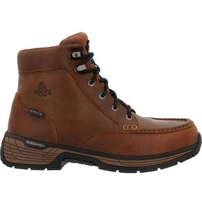 Rocky Men's Treadflex 6" Soft Toe WP Work Boot -Crazy Horse- RKK0466  - Overlook Boots