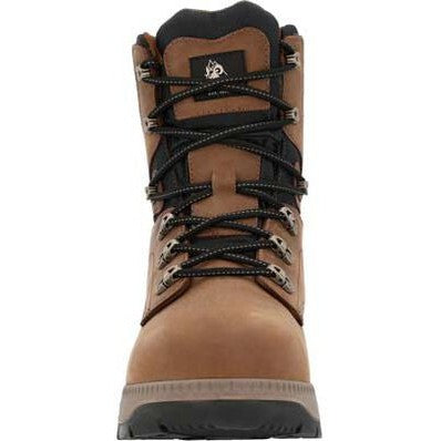 Rocky Men's Worksmart 8" Comp Toe WP Slip Resist Work Boot -Horse- RKK0482  - Overlook Boots