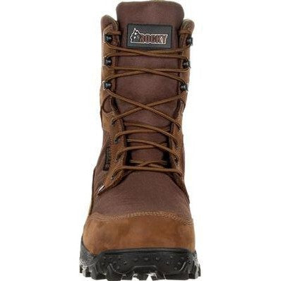 Rocky Men's Ridgetop 8" Soft Toe WP 600G Ins Outdoor Boot- Brown- RKS0384  - Overlook Boots