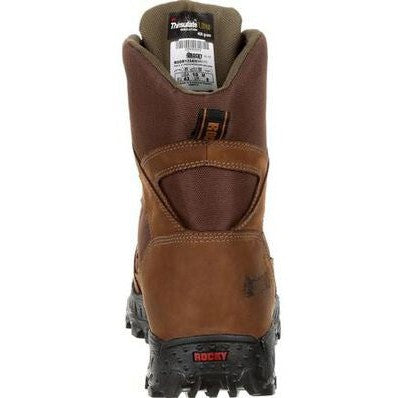 Rocky Men's Ridgetop 8" Soft Toe WP 600G Ins Outdoor Boot- Brown- RKS0384  - Overlook Boots