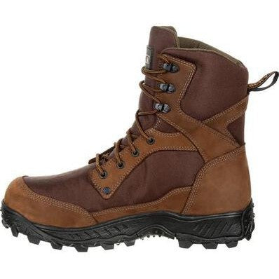 Rocky Men's Ridgetop 8" Soft Toe WP 600G Ins Outdoor Boot- Brown- RKS0384  - Overlook Boots