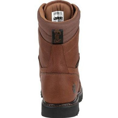 Rocky Men's Ranger 8" Soft Toe WP 800G Outdoor Boot -Brown- RKS0438  - Overlook Boots