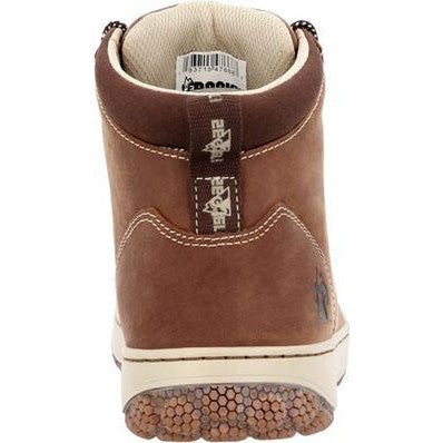 Rocky Men's Dry Strike 5" Soft Toe Slip Resist Outdoor Shoe -Brown- RKS0632  - Overlook Boots