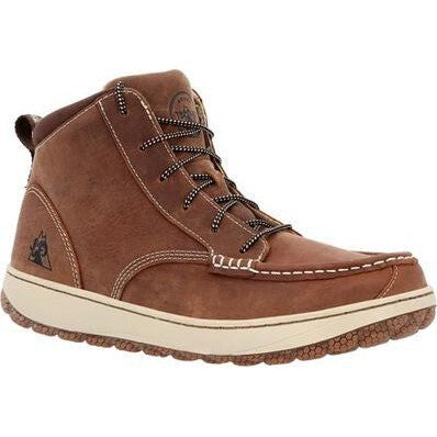 Rocky Men's Dry Strike 5" Soft Toe Slip Resist Outdoor Shoe -Brown- RKS0632 8 / Medium / Brown - Overlook Boots