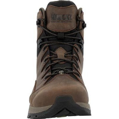 Rocky Men's Trophy 6" Soft Toe WP Hiking Outdoor Boot -Brown- RKS0637  - Overlook Boots