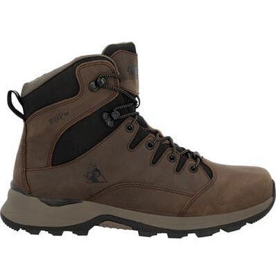 Rocky Men's Trophy 6" Soft Toe WP Hiking Outdoor Boot -Brown- RKS0637  - Overlook Boots