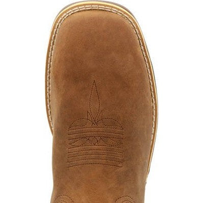 Rocky Men's Rugged Trail 11" Square Toe WP Western Boot -Brown- RKW0366  - Overlook Boots