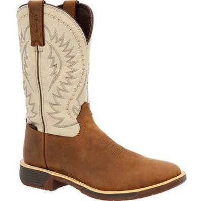 Rocky Men's Rugged Trail 11" Square Toe WP Western Boot -Brown- RKW0366 7 / Medium / Brown - Overlook Boots
