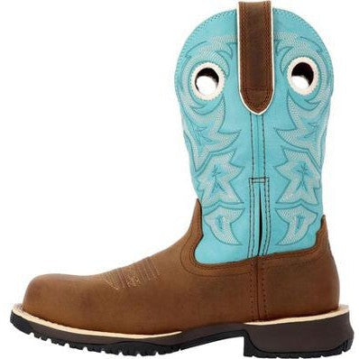 Rocky Women's Rosemary 11" Comp Toe WP Western Boot -Brown- RKW0412  - Overlook Boots