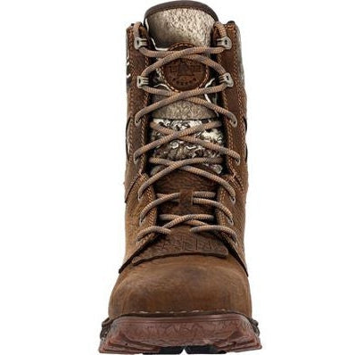 Rocky Men's Hi Wire 8" WP Slip Resist Western Hunt Boot -Earth- RKW0428  - Overlook Boots