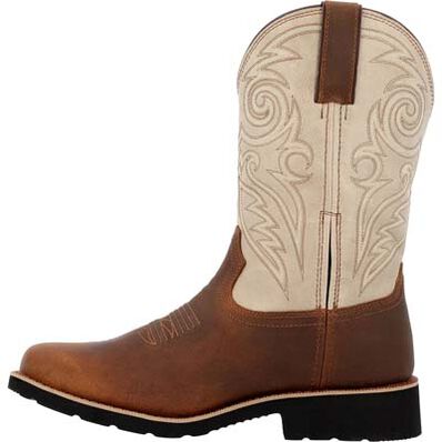 Rocky Men's Monocrepe 12" Soft Toe WP Western Classic Boot- Brown- RKW0440  - Overlook Boots