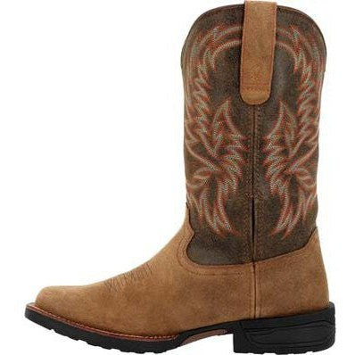 Rocky Men's Bronco 12" Soft Toe WP Western Classic Boot- Tobacco- RKW0451  - Overlook Boots