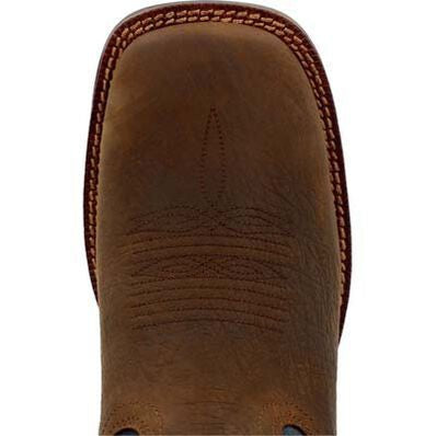 Rocky Men's Bronco 12" Soft Toe WP Western Work Boot- Brown- RKW0453  - Overlook Boots