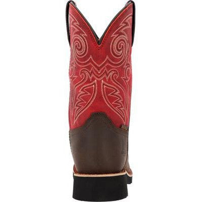 Rocky Women's Monocrepe 11" Square Toe WP Western Work Boot -Magenta- RKW0455  - Overlook Boots