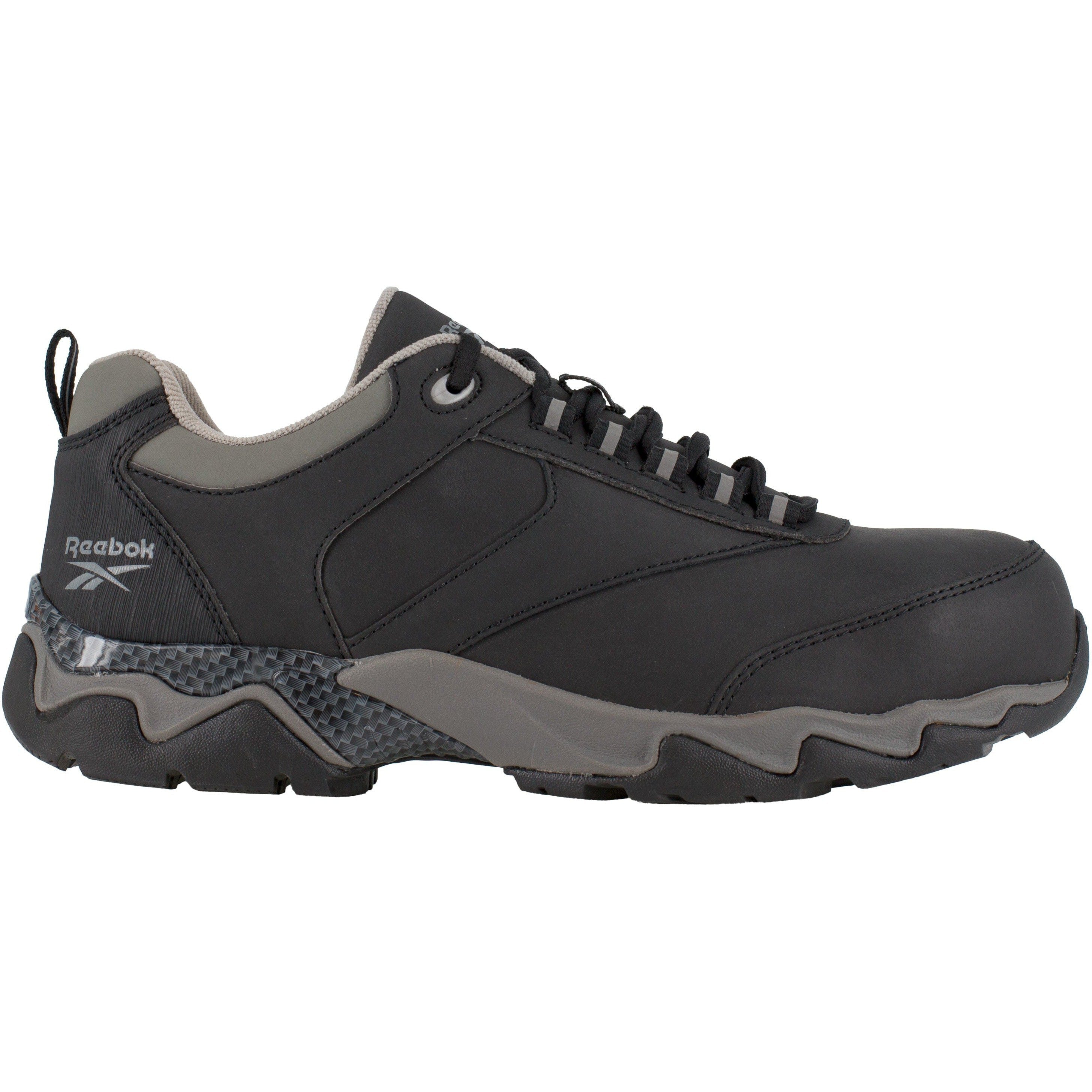 Reebok Men's Beamer Comp Toe Athletic Work Shoe- Black- RB1062 - Overlook Boots