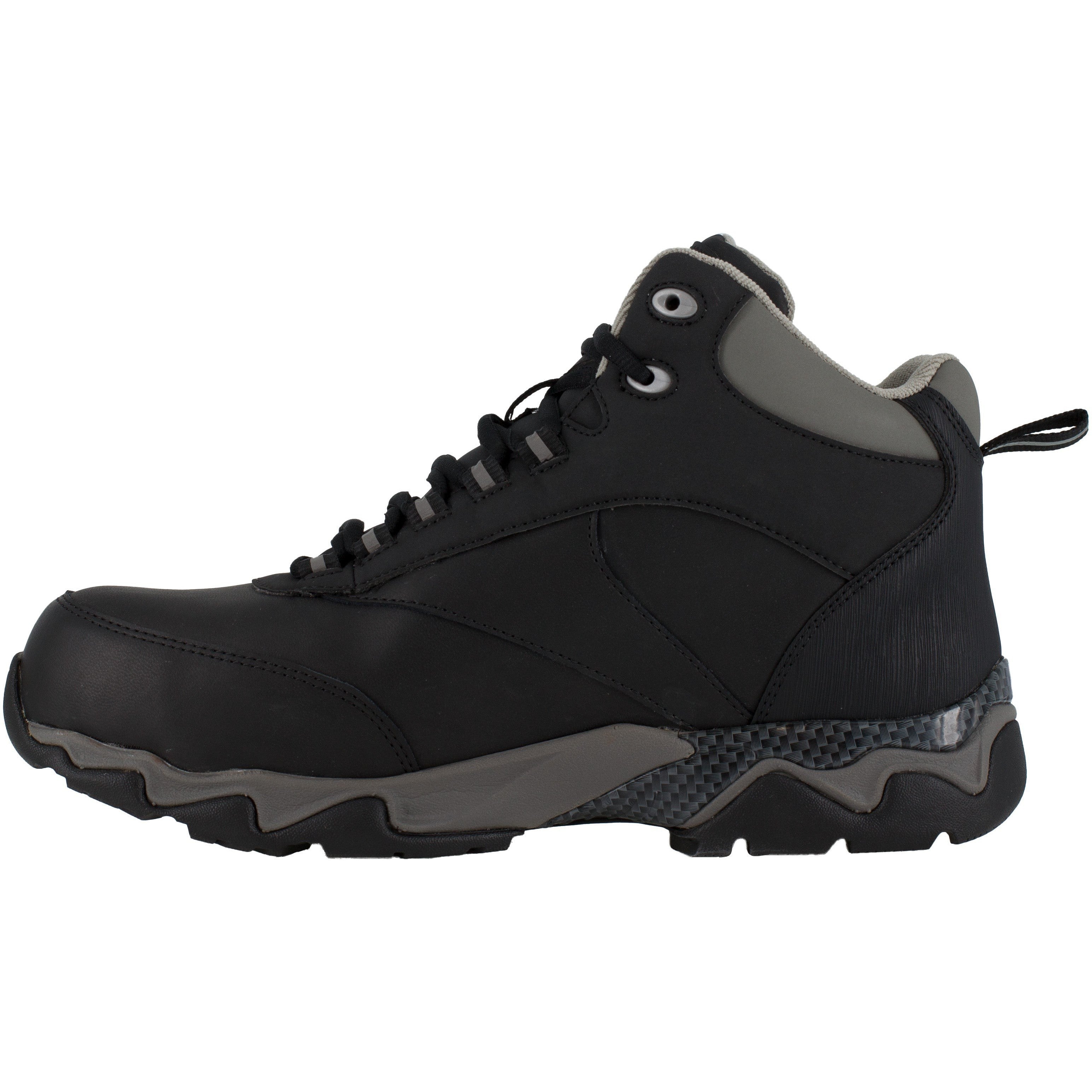 Reebok Men's Beamer Comp Toe WP Athletic Work Boot- Black- RB1067 - Overlook Boots