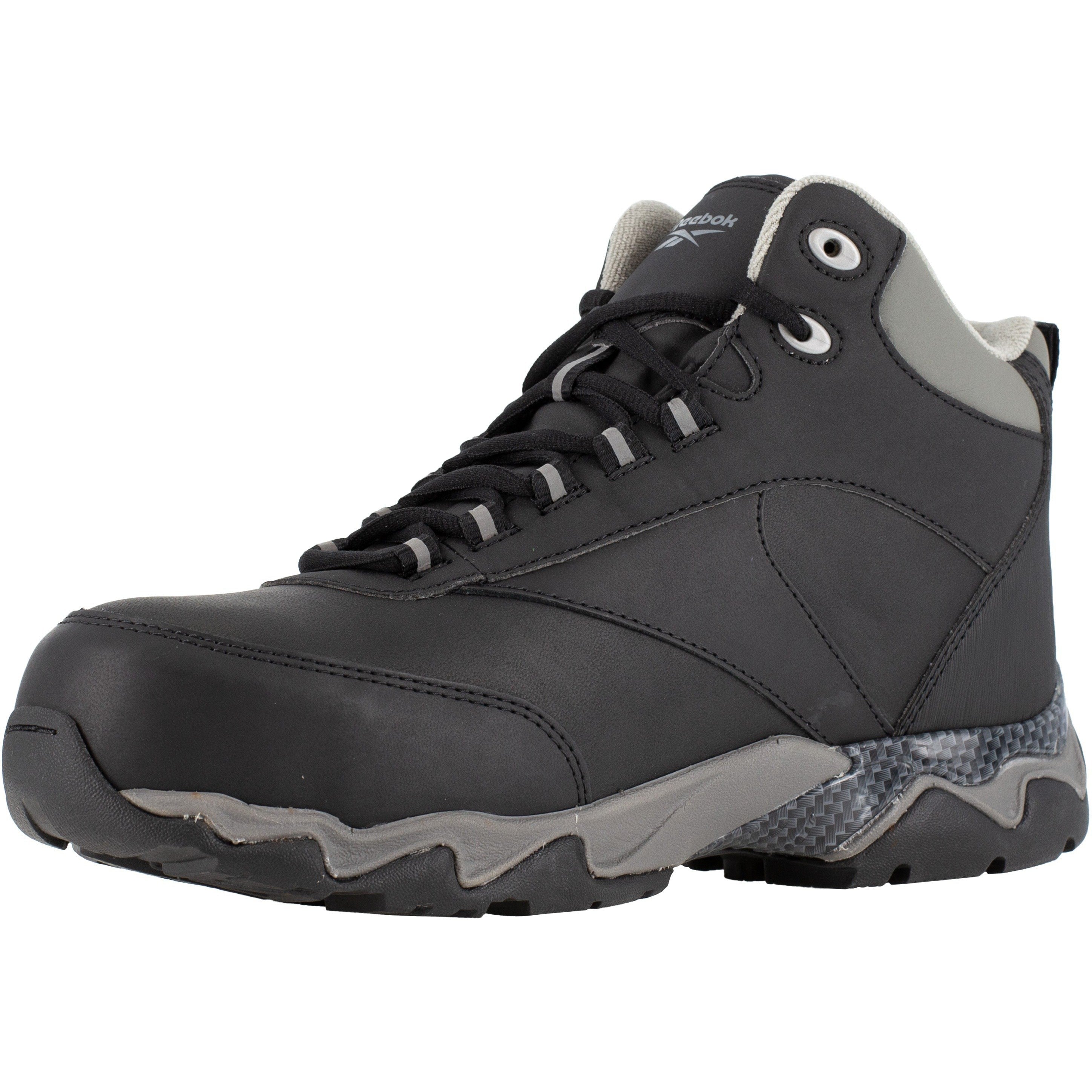 Reebok Men's Beamer Comp Toe Waterproof Athletic Work Boot- Black- RB1068 - Overlook Boots