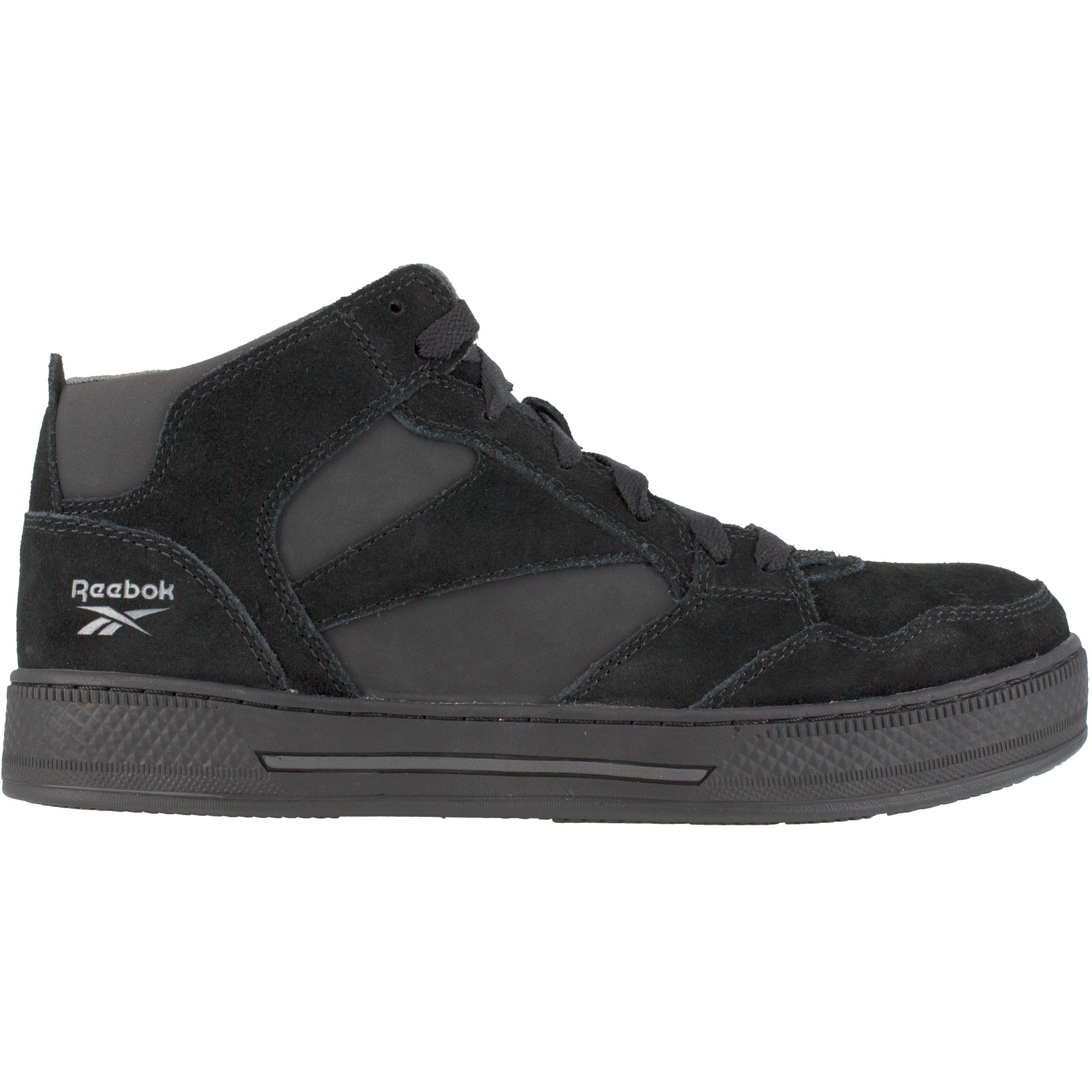 Reebok Men's Dayod Skateboard High-Top Work Shoe - Black- RB1735 - Overlook Boots