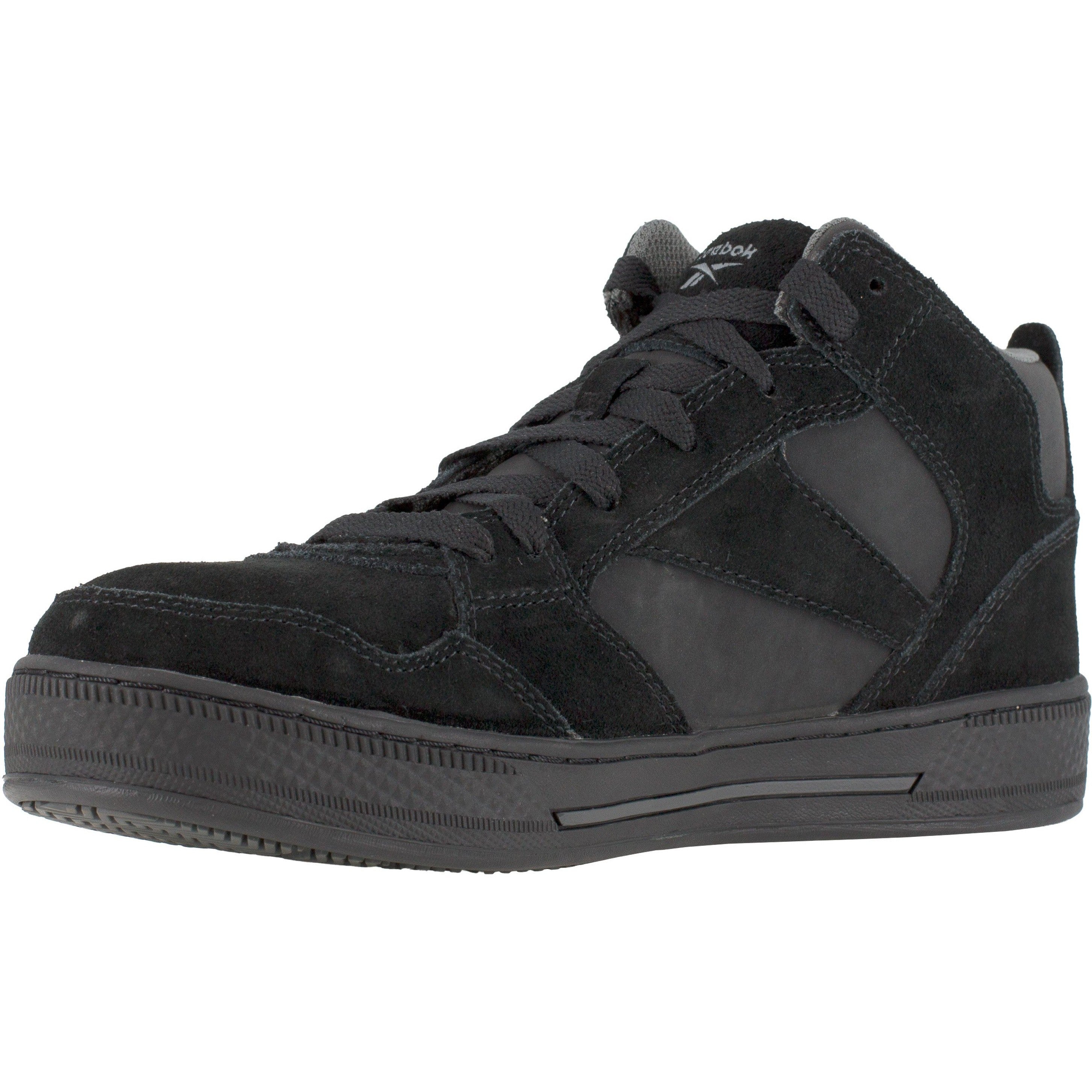 Reebok Men's Dayod Skateboard High-Top Work Shoe - Black- RB1735 - Overlook Boots