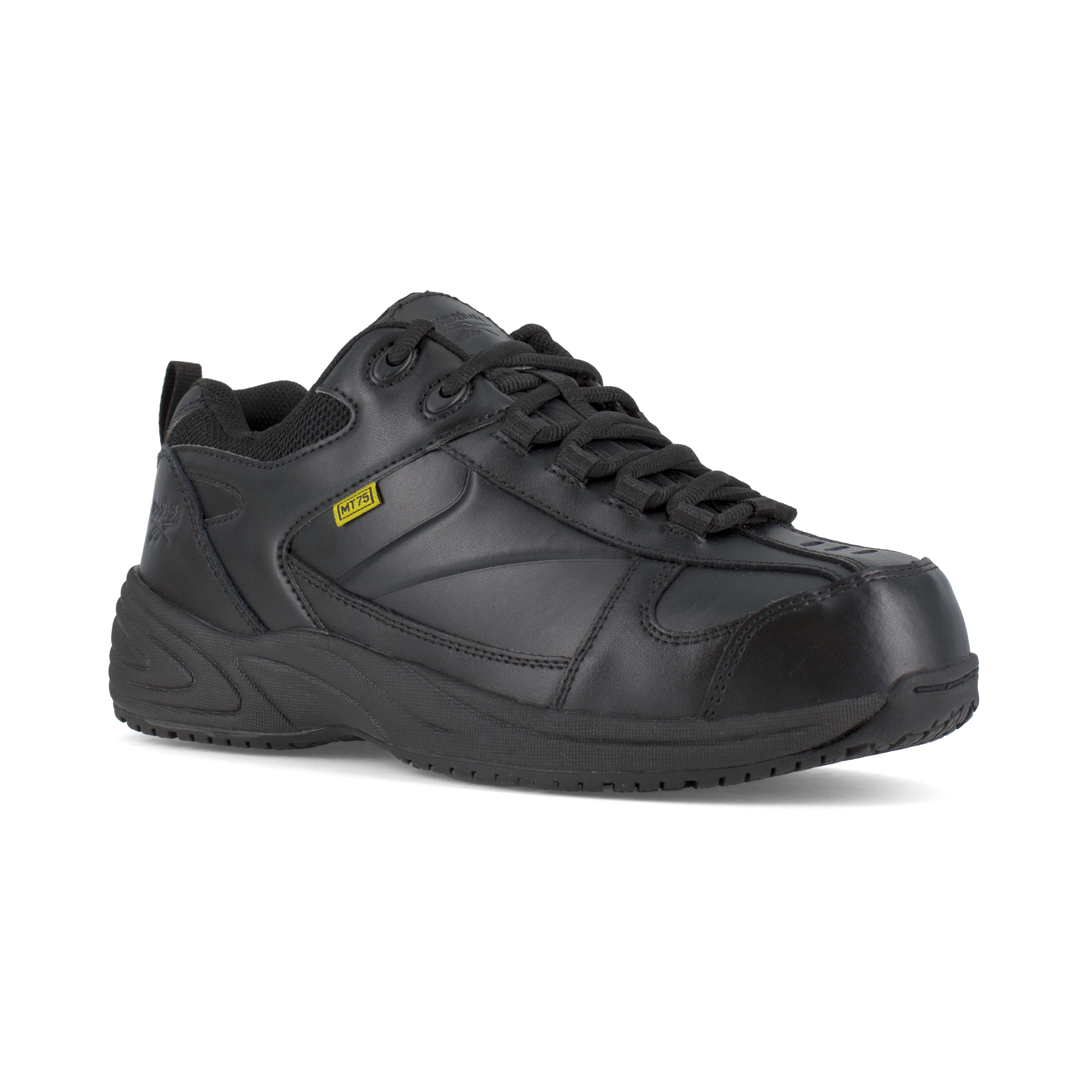 Reebok Women's Centose Comp Toe CushGuard Met Guard Sport Work Shoe - Black - RB156 6 / Medium / Black - Overlook Boots